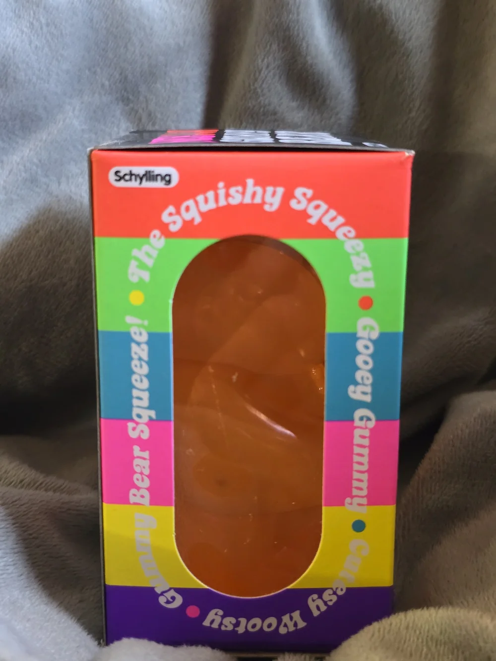 Nee Doh Gummy Bear Kids Squish Toy - Orange